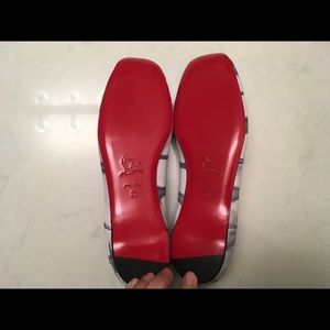NEW Authentic Christian Louboutin Woodstock Flats